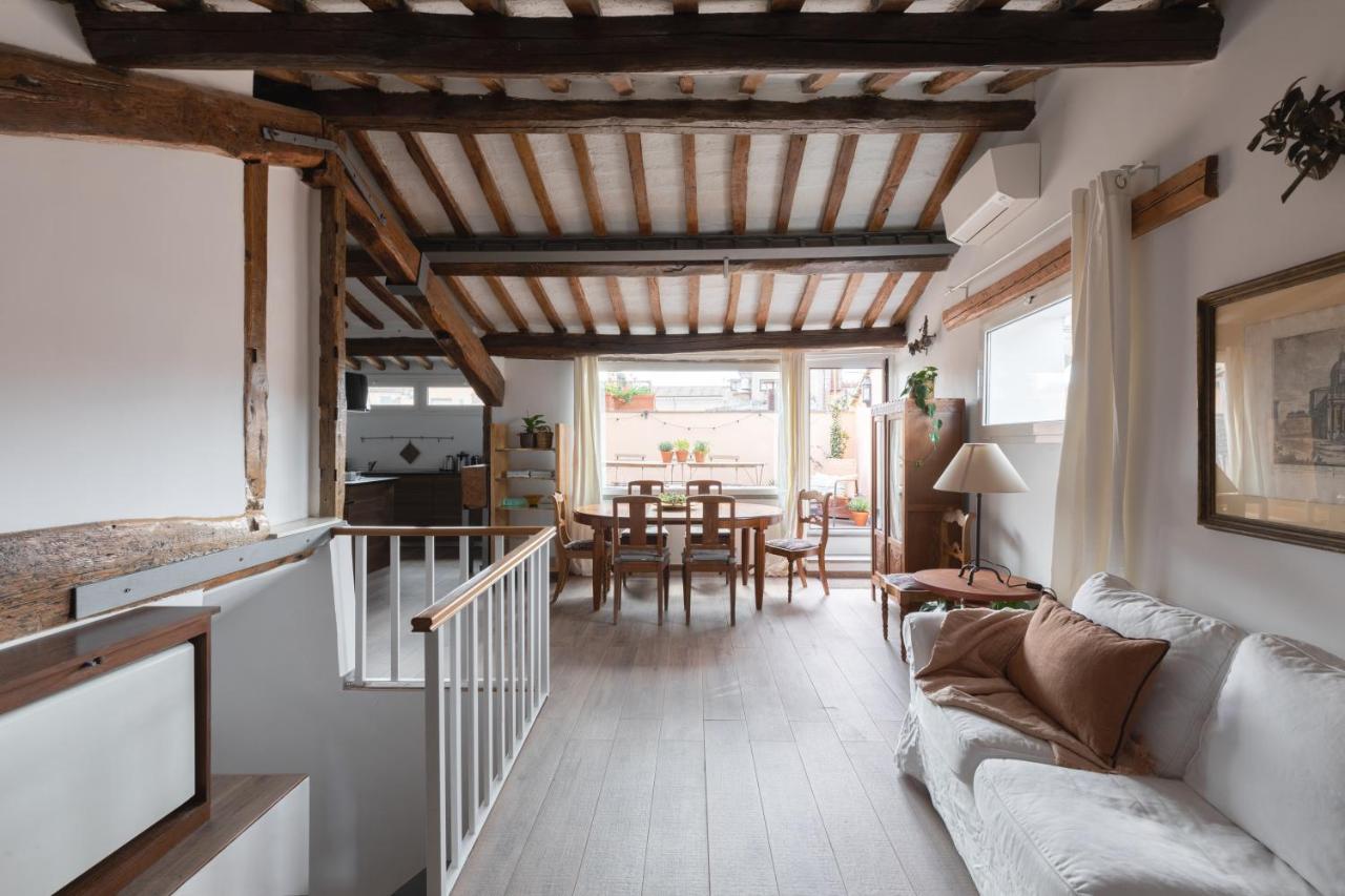 Amazing Penthouse With Terrace And Rooftop In Trastevere Rom Exteriör bild