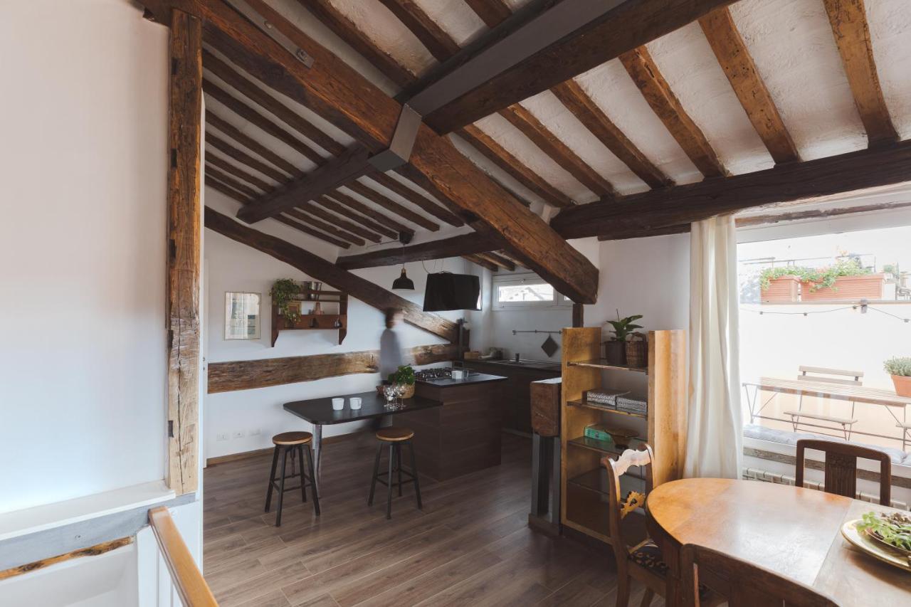 Amazing Penthouse With Terrace And Rooftop In Trastevere Rom Exteriör bild