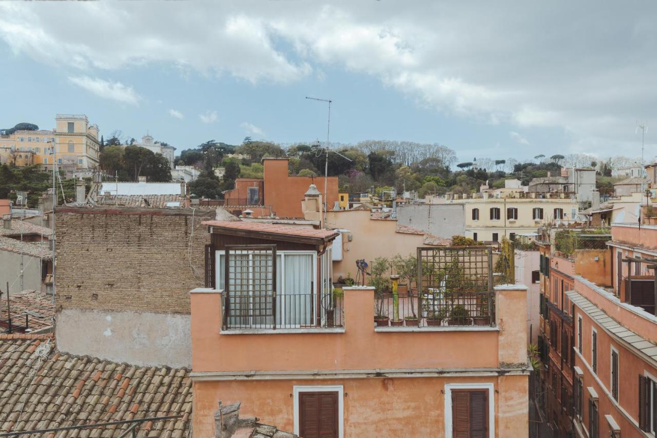 Amazing Penthouse With Terrace And Rooftop In Trastevere Rom Exteriör bild
