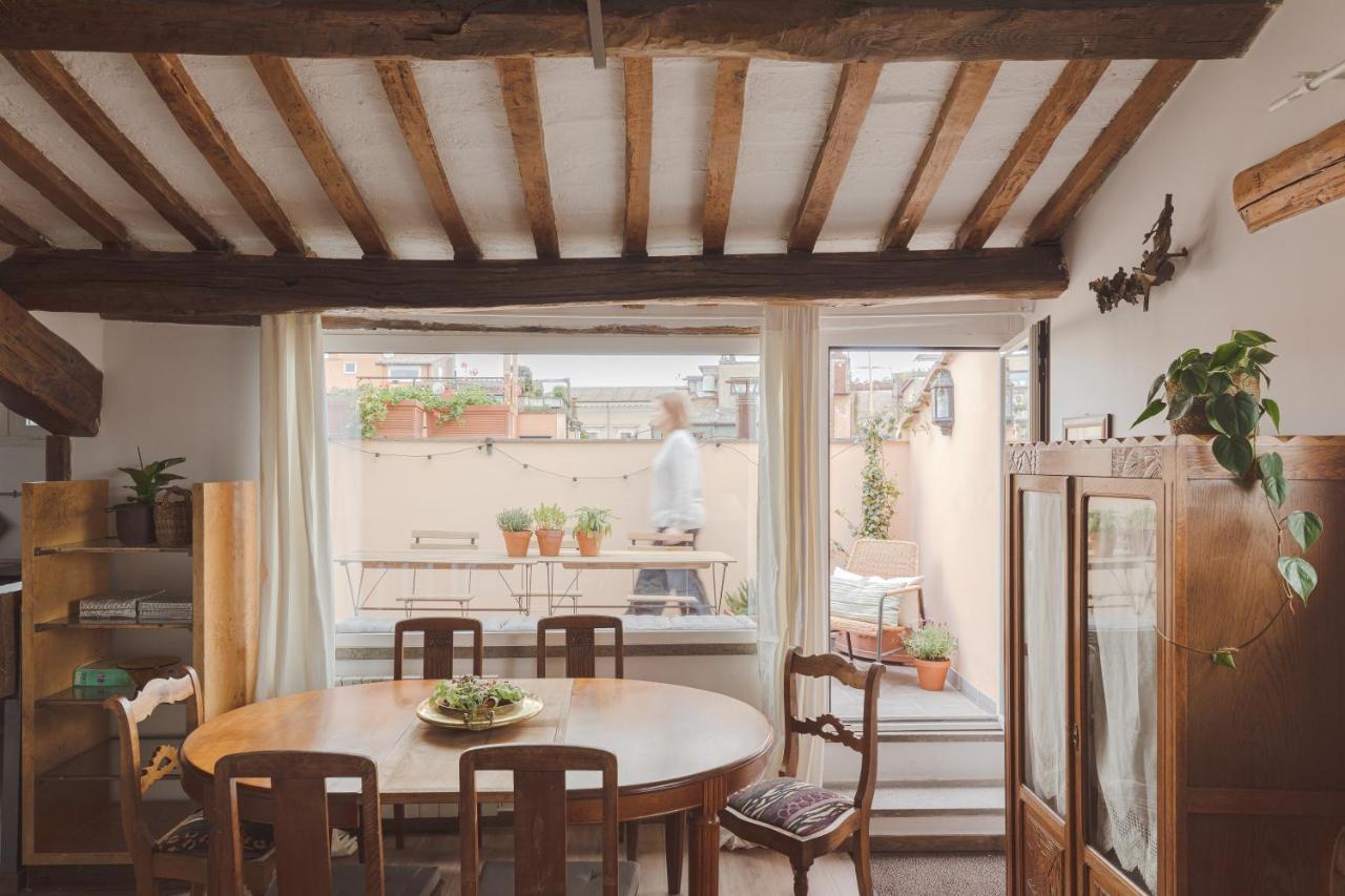 Amazing Penthouse With Terrace And Rooftop In Trastevere Rom Exteriör bild