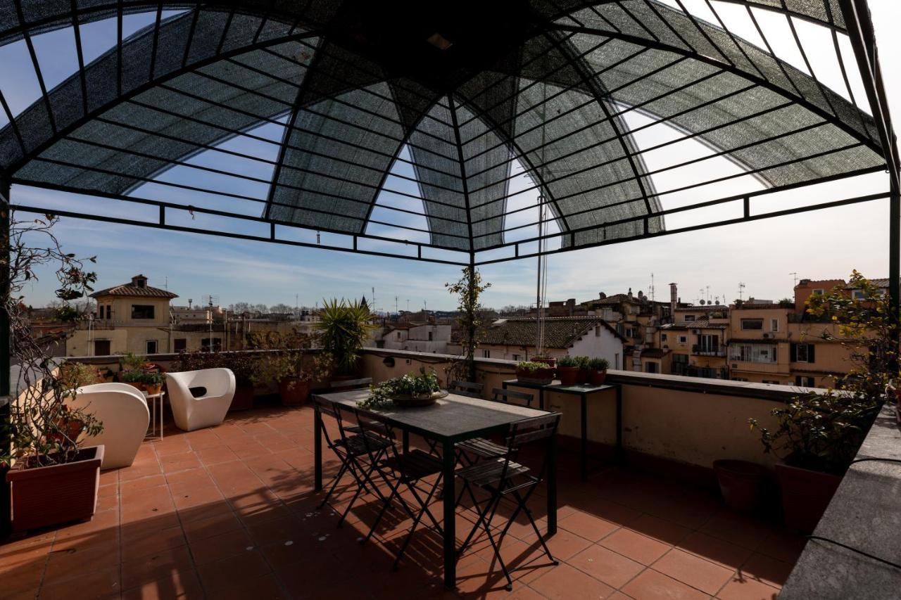 Amazing Penthouse With Terrace And Rooftop In Trastevere Rom Exteriör bild